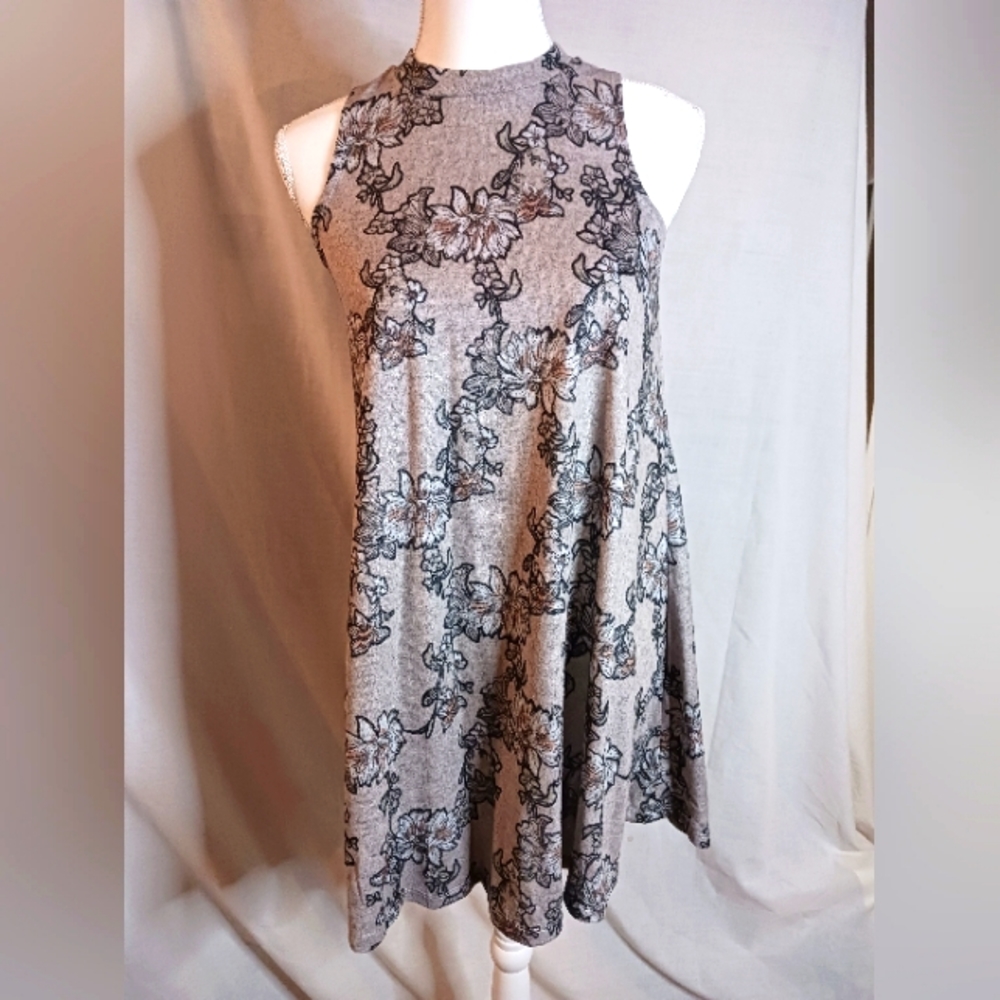 Mock Neck Sleeveless Short Dress by H.S.